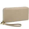 Kellot & Lompakot | Aarni Aarni Hirvennahkainen Clutch, Taupe/Kulta