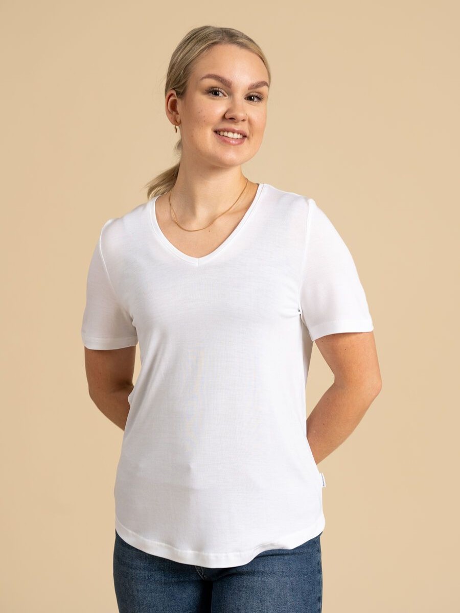 Basics | Riva Clothing Riva Aava T-Paita, Valkoinen