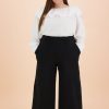 Basics | Kaiko Kaiko Everyday Culottes-Housut, Musta